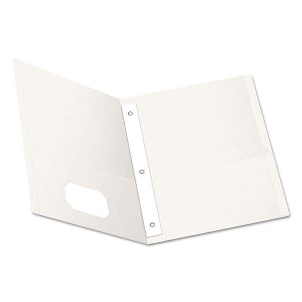 OXFORD - File Folders, Expansion Folders & Hanging Files Folder/File Type: Pocket Folders Color: White - USA Tool & Supply