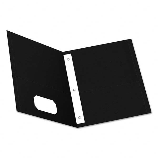 OXFORD - File Folders, Expansion Folders & Hanging Files Folder/File Type: Pocket Folders Color: Black - USA Tool & Supply