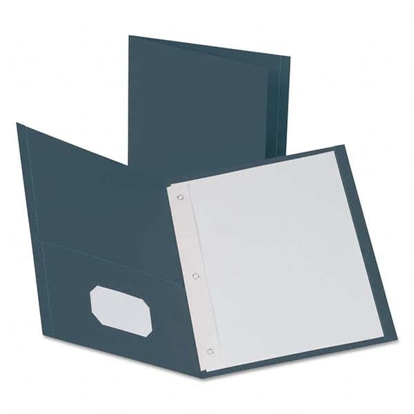 OXFORD - File Folders, Expansion Folders & Hanging Files Folder/File Type: Pocket Folders Color: Blue - USA Tool & Supply