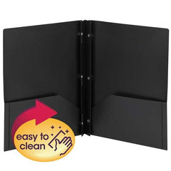 SMEAD - File Folders, Expansion Folders & Hanging Files Folder/File Type: Pocket Folders Color: Black - USA Tool & Supply