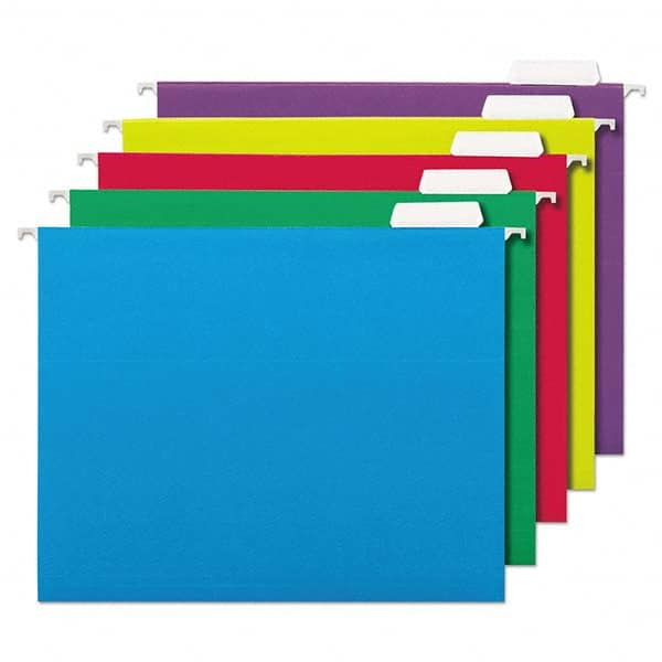 UNIVERSAL - File Folders, Expansion Folders & Hanging Files Folder/File Type: Hanging File Folder Color: Multi-Color - USA Tool & Supply