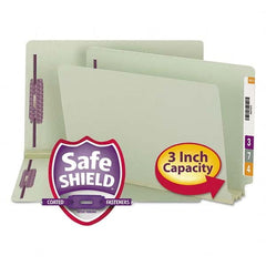 SMEAD - File Folders, Expansion Folders & Hanging Files Folder/File Type: File Folders with End Tab Color: Green - USA Tool & Supply