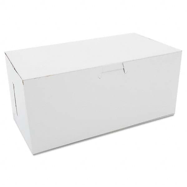 SCT - Non-Window Bakery Boxes, 9 x 5 x 4, White, 250/Carton - USA Tool & Supply