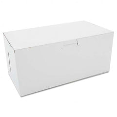 SCT - Non-Window Bakery Boxes, 9 x 5 x 4, White, 250/Carton - USA Tool & Supply