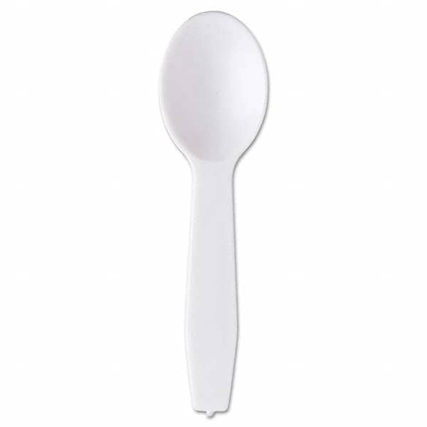 Royal Paper - Polystyrene Taster Spoons, White, 3000/Carton - USA Tool & Supply