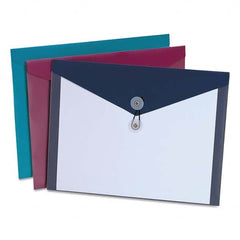 Pendaflex - File Folders, Expansion Folders & Hanging Files Folder/File Type: File Jackets Color: Navy Blue; Burgundy; Teal - USA Tool & Supply