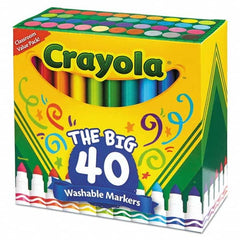 Crayola - Markers & Paintsticks Type: Washable Marker Color: Assorted - USA Tool & Supply