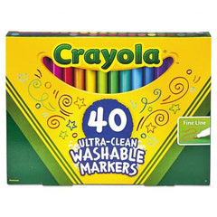 Crayola - Markers & Paintsticks Type: Art Marker Color: Assorted - USA Tool & Supply