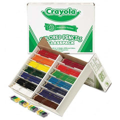 Crayola - Pens & Pencils Type: Colored Pencil Color: Assorted - USA Tool & Supply