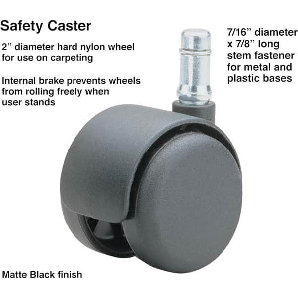 Master Caster - Cushions, Casters & Chair Accessories Type: Caster Set For Use With: Office and Home Furniture - USA Tool & Supply