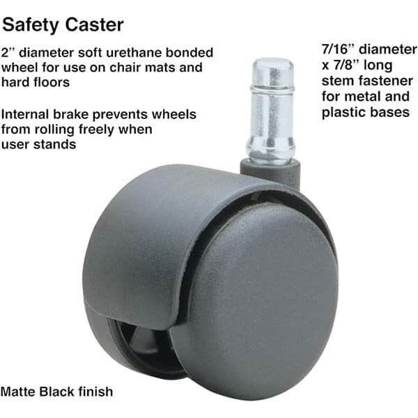 Master Caster - Cushions, Casters & Chair Accessories Type: Caster Set For Use With: Office and Home Furniture - USA Tool & Supply