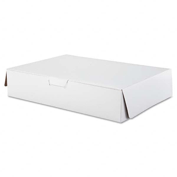 SCT - Tuck-Top Bakery Boxes, 19w x 14d x 4h, White, 50/Carton - USA Tool & Supply