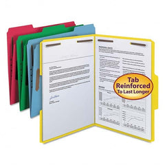 SMEAD - File Folders, Expansion Folders & Hanging Files Folder/File Type: File Folders with Top Tab Fastener Color: Multi-Color - USA Tool & Supply