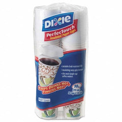 Dixie - Combo Bag, Paper Hot Cups, 10 oz, 50/Pack - USA Tool & Supply