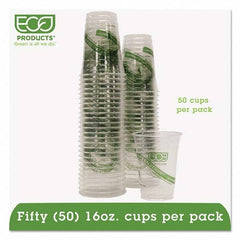 ECO PRODUCTS - GreenStripe Renewable/Compostable Cold Cups Convenience Pack, 16 oz, 50/PK - USA Tool & Supply