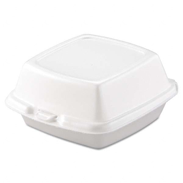 DART - Carryout Food Containers, Foam, 1-Comp, 5 7/8 x 6 x 3, White, 500/Carton - USA Tool & Supply