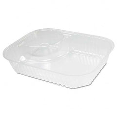 DART - ClearPac Large Nacho Tray, 2-Compartments, Clear, 500/Ctn - USA Tool & Supply