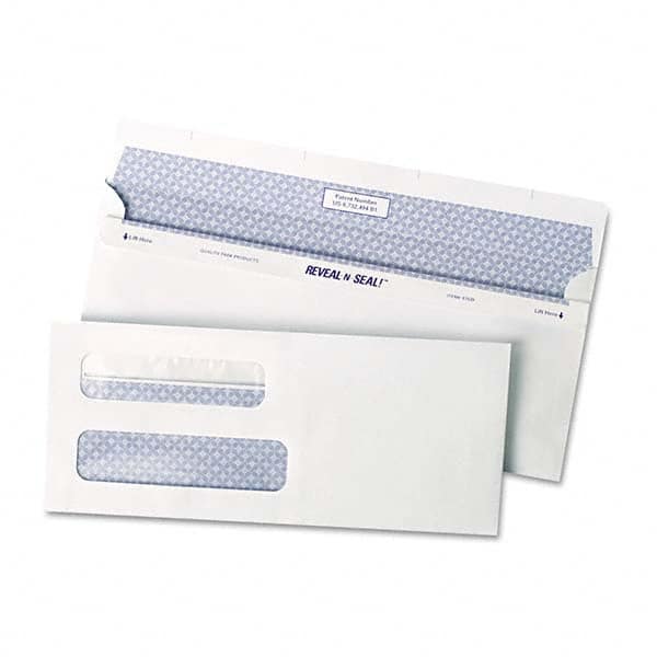 Quality Park - Mailers, Sheets & Envelopes Type: Business Envelope Style: Self Adhesive - USA Tool & Supply