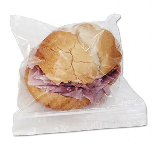 Boardwalk - Reclosable Food & Sandwich Bags Volume Capacity: 1 Sandwich Width (Inch): 6-1/2 - USA Tool & Supply