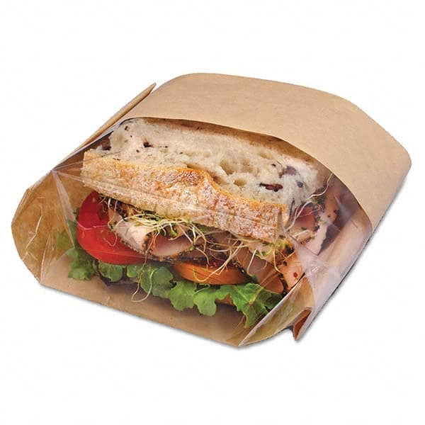 Bagcraft Papercon - Reclosable Food & Sandwich Bags Volume Capacity: 1 Sandwich Width (Inch): 9-1/2 - USA Tool & Supply