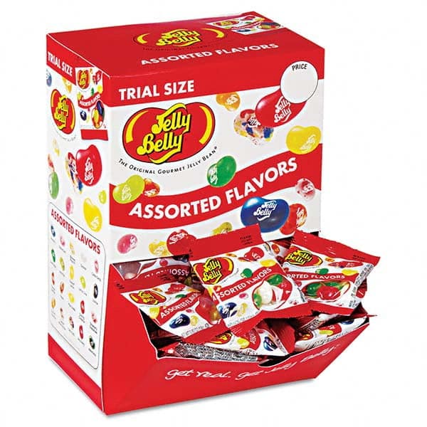 Jelly Belly - Snacks, Cookies, Candy & Gum Breakroom Accessory Type: Candy Breakroom Accessory Description: Jelly Beans, Assorted Flavors, 80/Dispenser Box - USA Tool & Supply