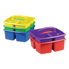 Storex - Compartment Storage Boxes & Bins Type: Art Caddie Number of Compartments: 3.000 - USA Tool & Supply