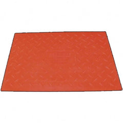 Checkers - On Floor Cable Covers Cover Material: Polyurethane Number of Channels: 1 - USA Tool & Supply