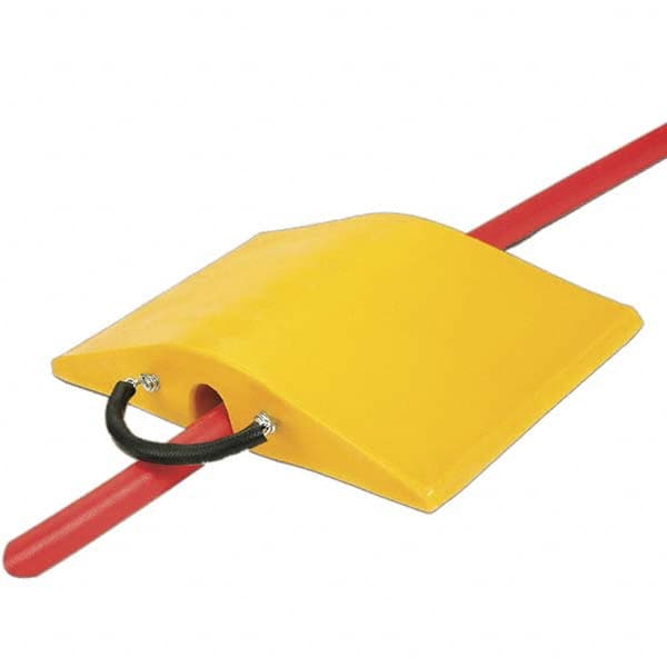 Checkers - On Floor Cable Covers Cover Material: Polyurethane Number of Channels: 1 - USA Tool & Supply