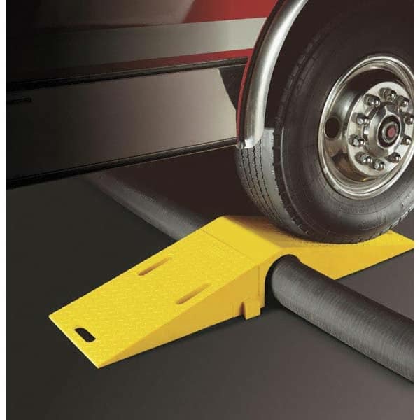 Checkers - On Floor Cable Covers Cover Material: Polyurethane Number of Channels: 1 - USA Tool & Supply