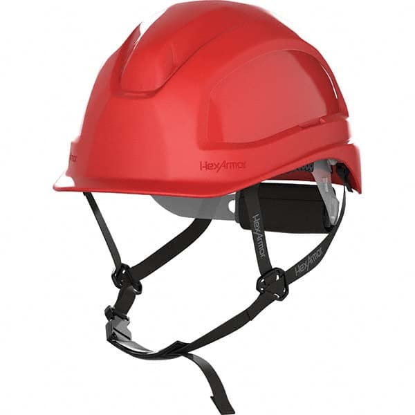 HexArmor - ANSI Type I Class C 4-Point Ratchet Short Brim Hard Hat - USA Tool & Supply