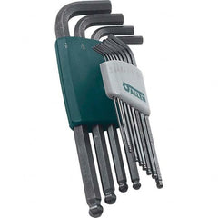 Allen - Hex Key Sets Tool Type: Ball End Handle Type: L-Key Long Arm - USA Tool & Supply