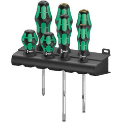 Wera - Screwdriver Sets Screwdriver Types Included: Phillips; Pozidriv Number of Pieces: 7 - USA Tool & Supply