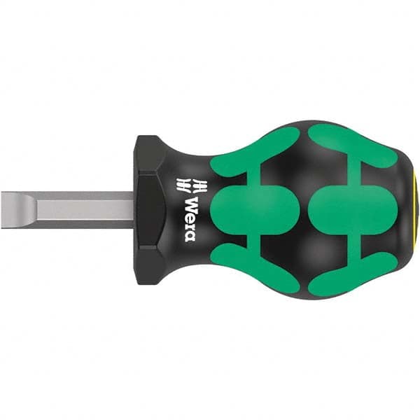 Wera - Slotted Screwdrivers Tool Type: Stubby Overall Length Range: 3" - 6.9" - USA Tool & Supply