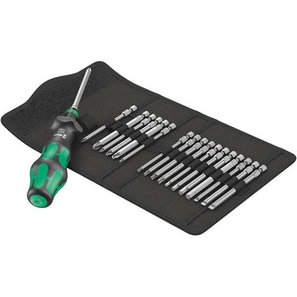 Wera - Screwdriver Bit Sets Type: Bit Set Drive Size: 1/4 (Inch) - USA Tool & Supply