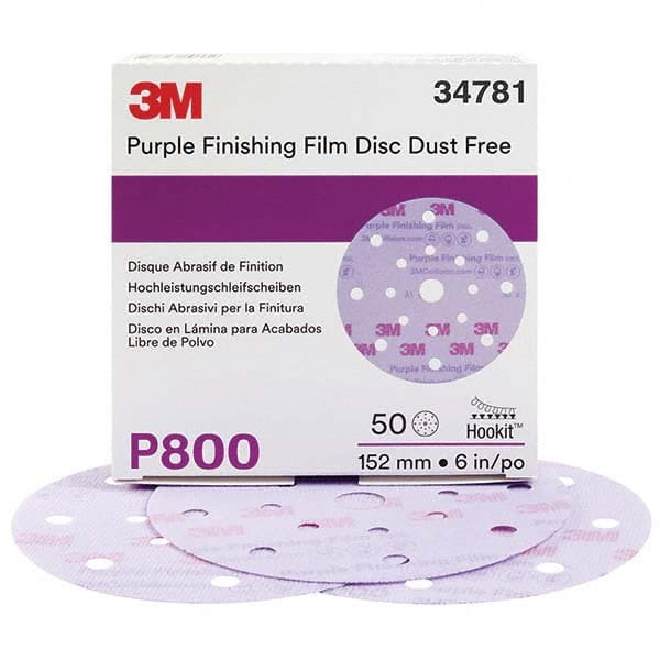 3M - Hook & Loop Discs Abrasive Type: Film Disc Disc Diameter (Inch): 6 - USA Tool & Supply