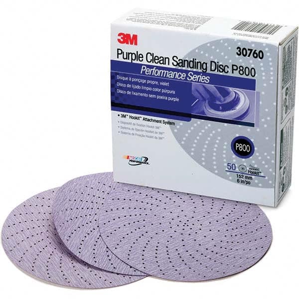 3M - Hook & Loop Discs Abrasive Type: Sanding Disc Disc Diameter (Inch): 6 - USA Tool & Supply