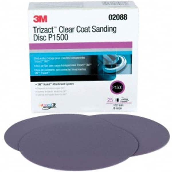 3M - Hook & Loop Discs Abrasive Type: Sanding Disc Disc Diameter (Inch): 6 - USA Tool & Supply