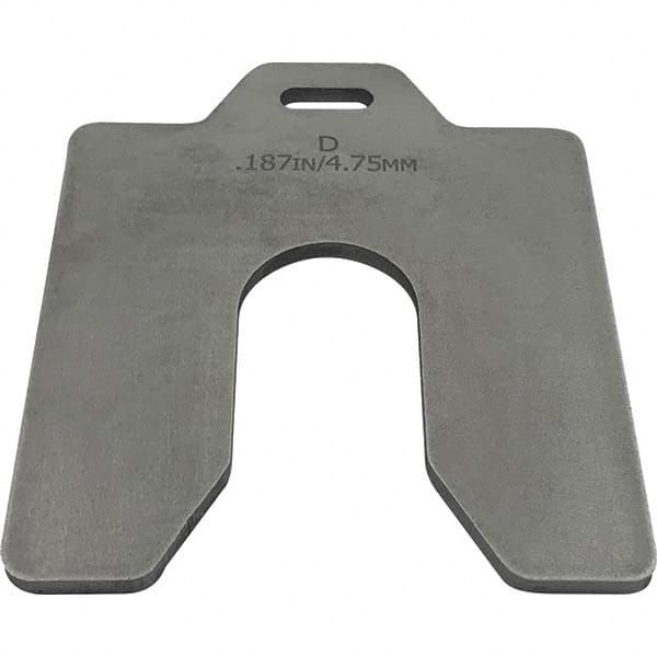 Maudlin Products - Metal Shim Stock Type: Slotted Shim Material: Stainless Steel - USA Tool & Supply