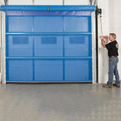 Goff's Enterprises - Dock Strip Doors/Curtains Type: Roll Up Door Door Width (Feet): 9 - USA Tool & Supply