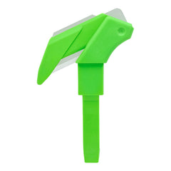 Klever Innovations - Utility Knives, Snap Blades & Box Cutters; Type: Safety Blade ; Blade Type: Concealed ; Number of Blades Included: 1 ; Number of Blades: 1 ; Handle Material: Plastic ; Color: Green - Exact Industrial Supply