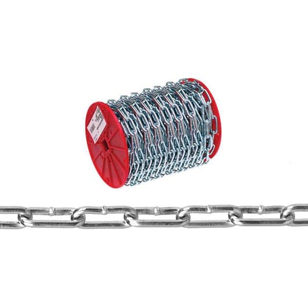 Campbell - Weldless Chain Type: Straight Link Coil Chain Load Capacity (Lb.): 605.000 - USA Tool & Supply