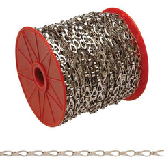 Campbell - Weldless Chain Type: Sash Chain Load Capacity (Lb.): 3.000 - USA Tool & Supply