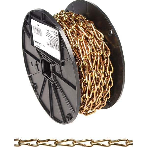 Campbell - Weldless Chain Type: Twist Link Coil Chain Load Capacity (Lb.): 240.000 - USA Tool & Supply