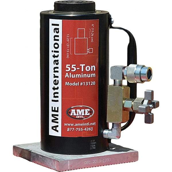 AME International - Compact Hydraulic Cylinders Type: Non-Cushion Mounting Style: Base - Vertical - USA Tool & Supply