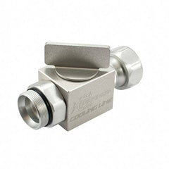 Piranha Cooling Line - Instrumentation Ball Valves Material: Aluminum Pipe Size: 0.5 (Inch) - USA Tool & Supply
