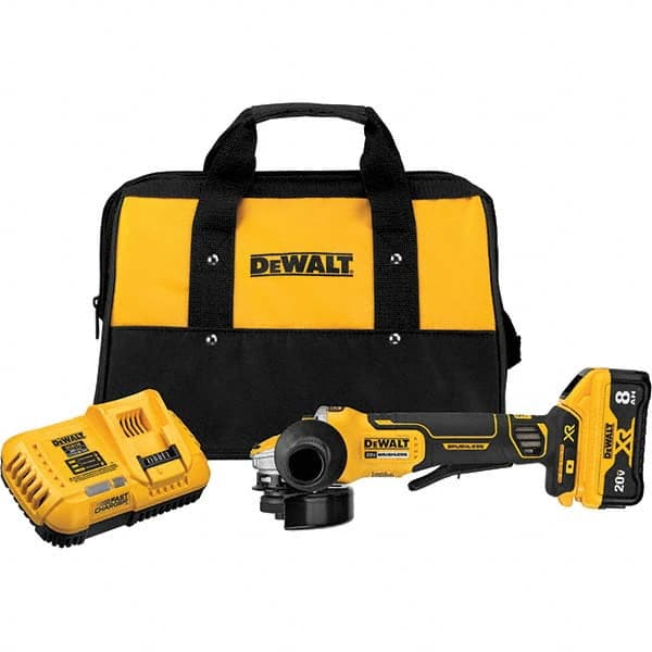 DeWALT - Angle & Disc Grinders Type of Power: Cordless Wheel Diameter (Inch): 4-1/2 - 5 - USA Tool & Supply