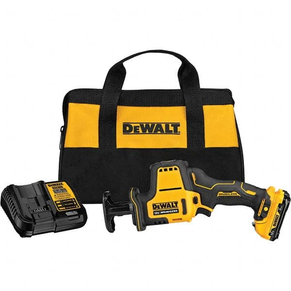 DeWALT - Cordless Reciprocating Saws Voltage: 12.0 Battery Chemistry: Lithium-Ion - USA Tool & Supply