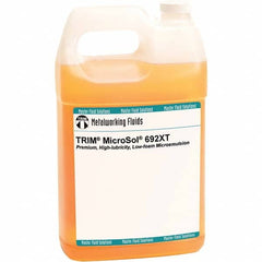 Master Fluid Solutions - TRIM MicroSol 692XT 1 Gal Bottle Cutting, Drilling, Sawing, Grinding, Tapping & Turning Fluid - USA Tool & Supply