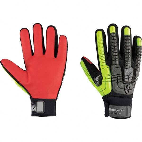 Honeywell - Size L (9), ANSI Cut Lvl A6, Abrasion Lvl 4, Rubber Coated Cut Resistant Gloves - USA Tool & Supply