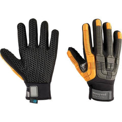 Honeywell - Size L (9), ANSI Cut Lvl A6, Abrasion Lvl 4, Rubber Coated Cut Resistant Gloves - USA Tool & Supply